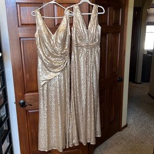 Revelry Bridesmaid Dresses (2) Both size 12.